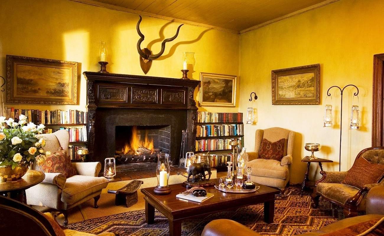 Lounge des Relais & Chateaux Camp im Addo Elephant