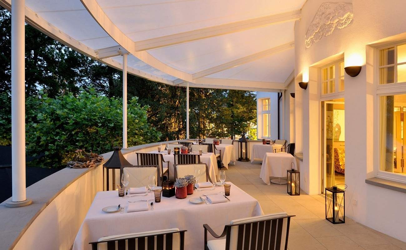 Terrasse des Gourmetrestaurant Ophelia