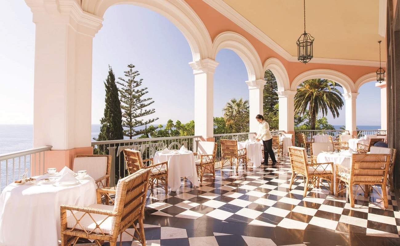 Afternoon Tea auf der Terrasse des Belmond Reid's Palace