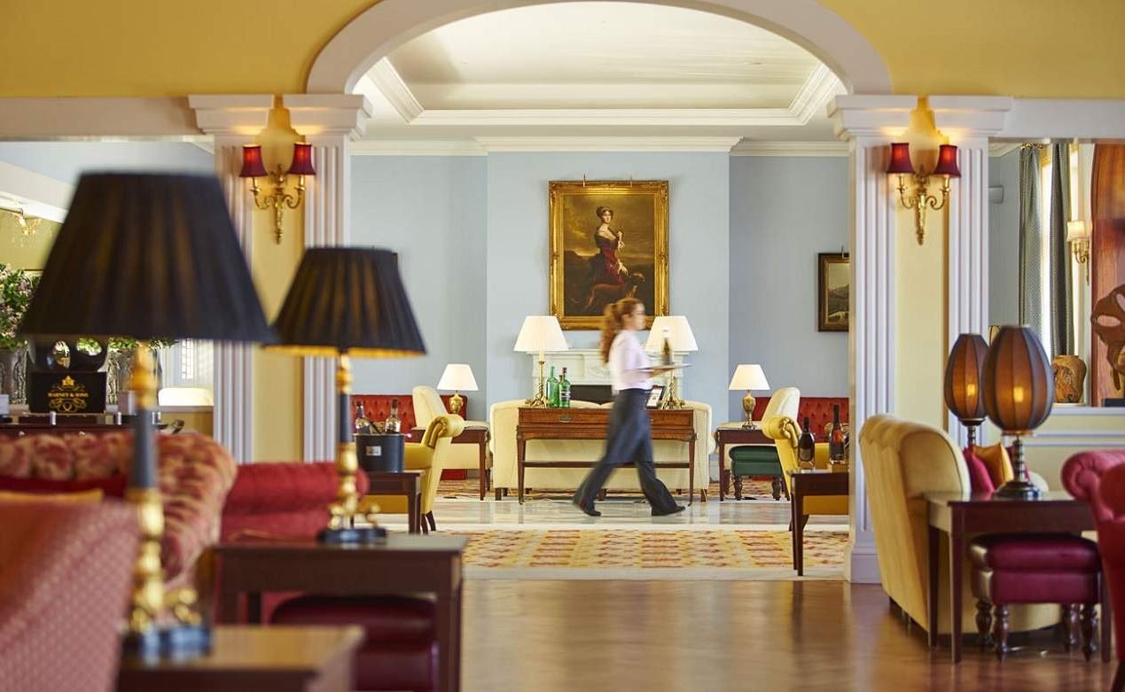 Lobby des Relais & Chateaux Hotel in Vila Nova de Gaia
