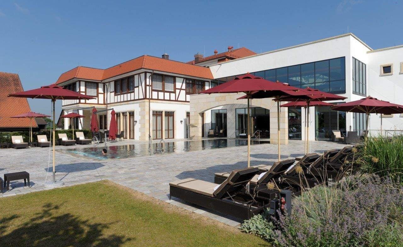 Der SPA Komplex des Luxushotels bei Schwäbisch Hall