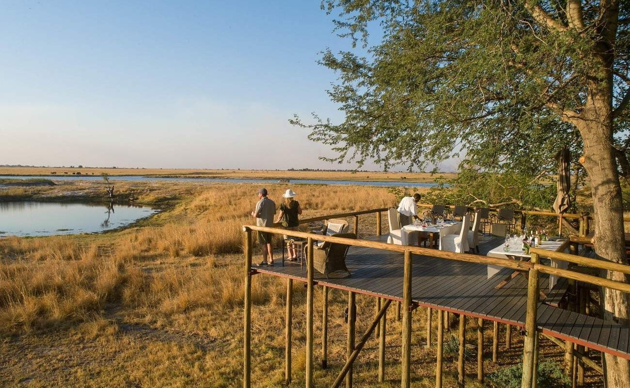 Ausblick auf den Chobe River von der Chobe Savanna Lodge aus