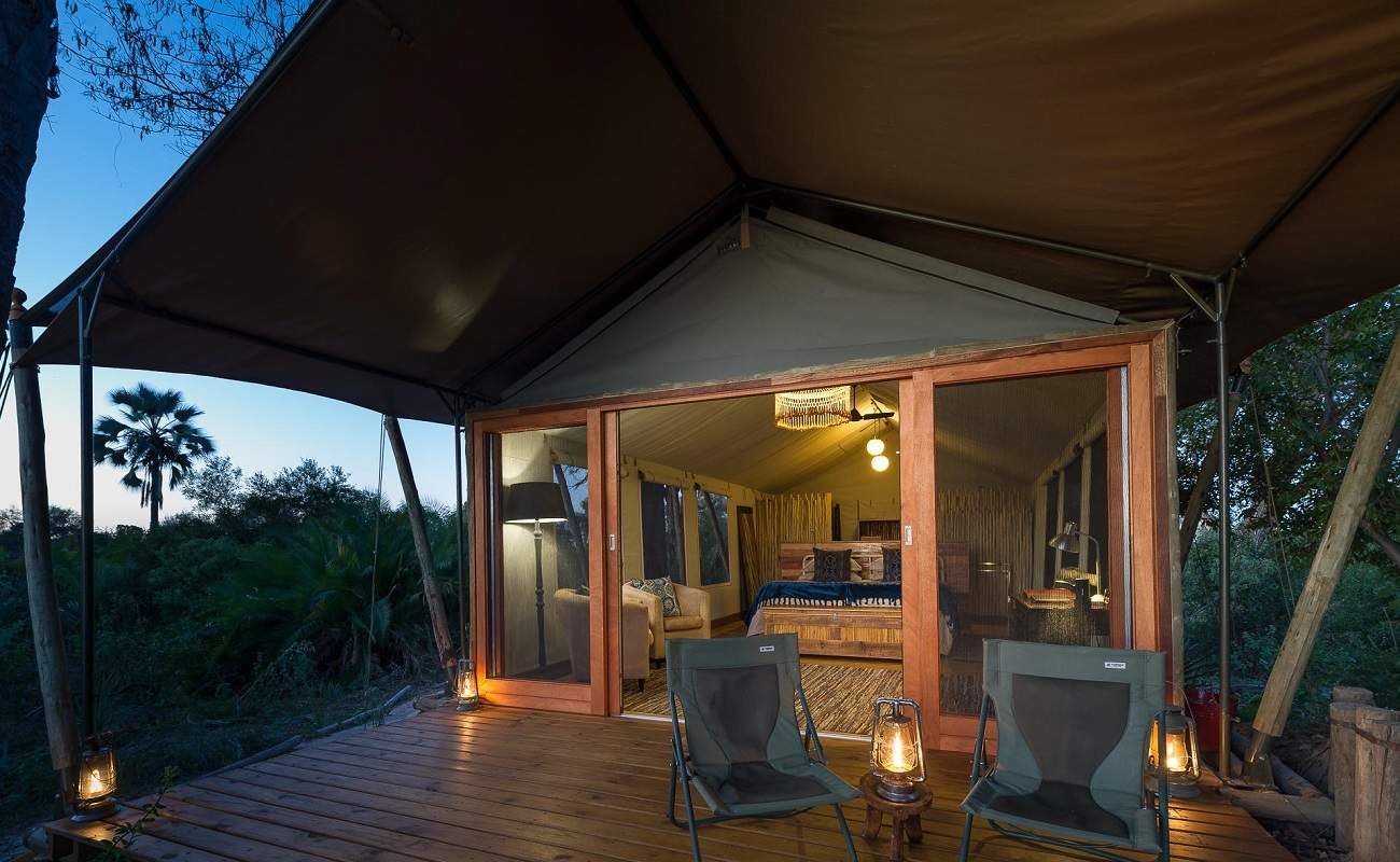 Zelt im Pelo Camp im Okavango Delta