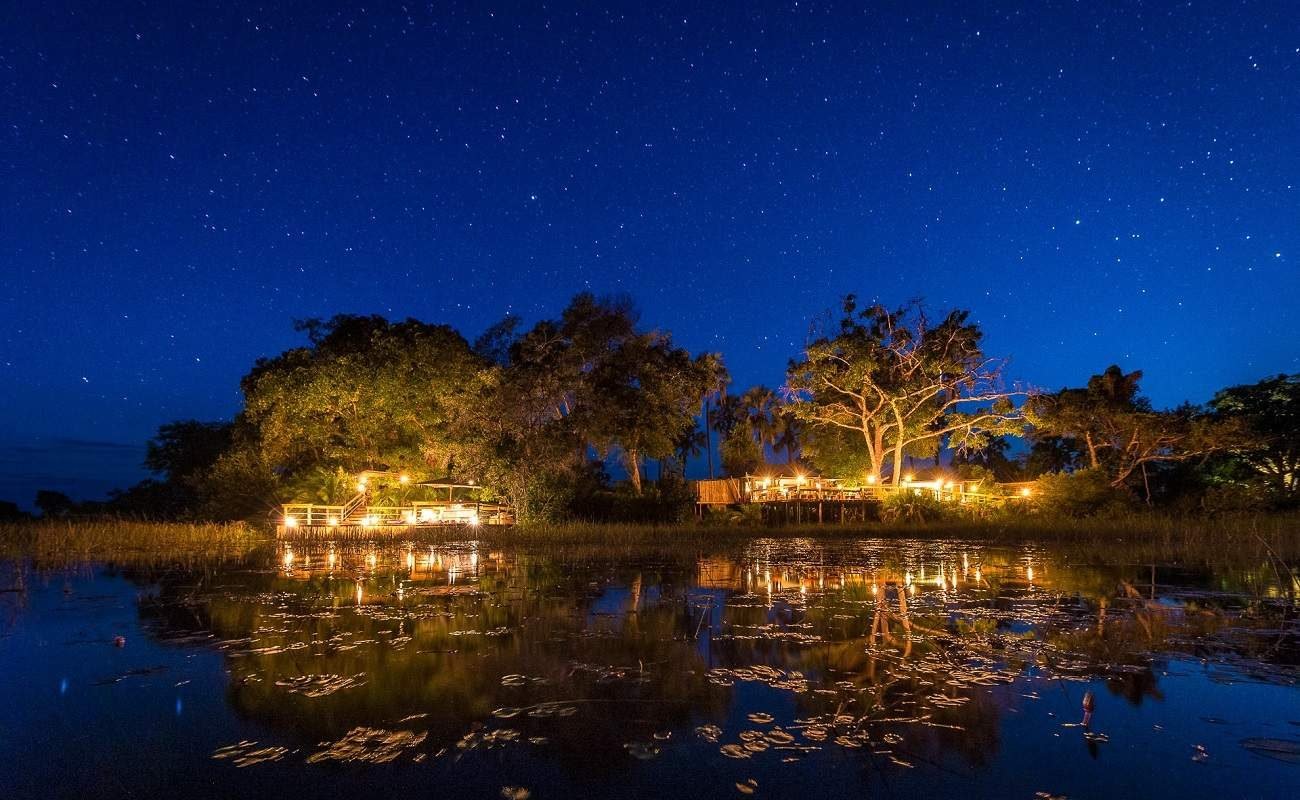 Pelo Camp bei Nacht