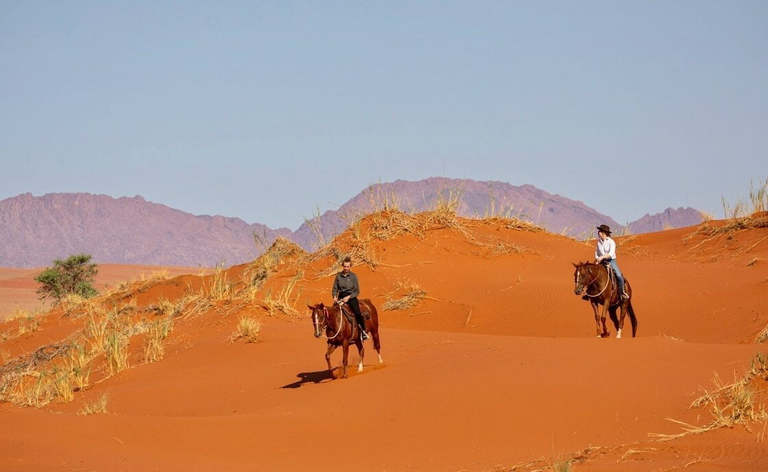 Reitausflug von Kwessi Dunes in der Namib
