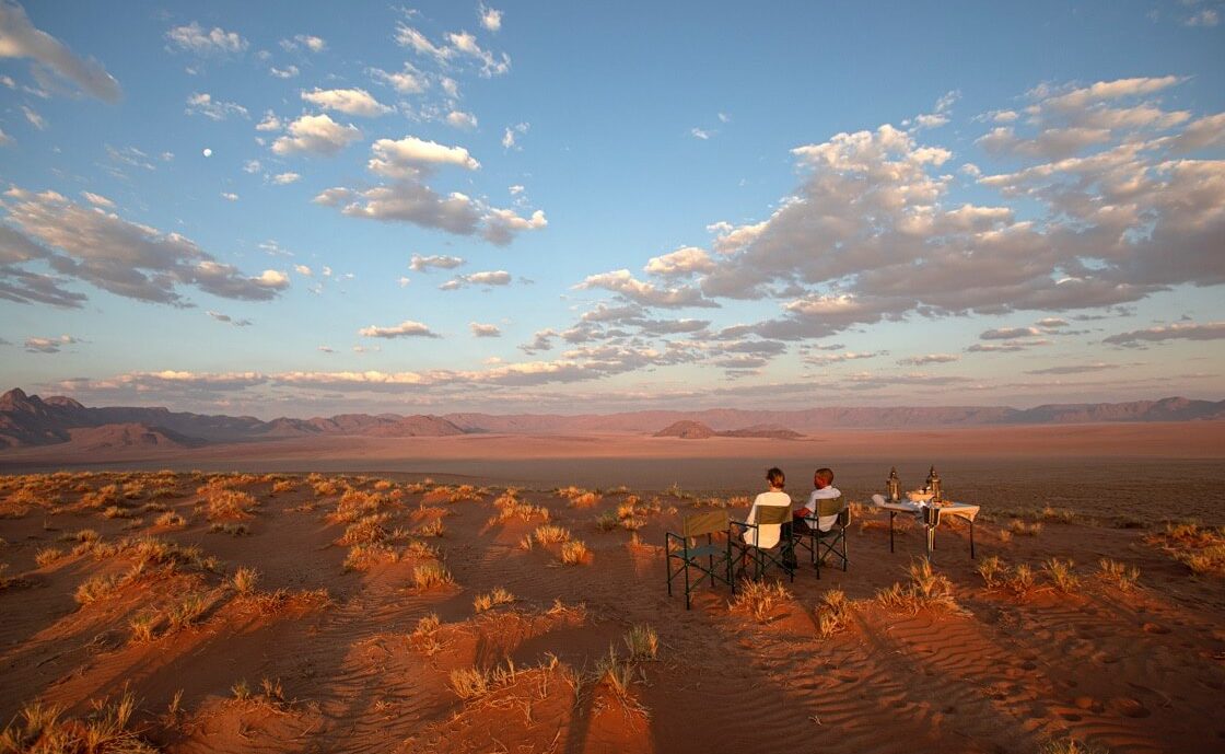 Sundowner in der Namib
