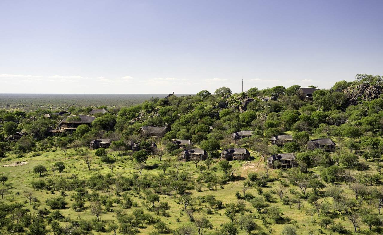 Blick auf die Ongava Lodge