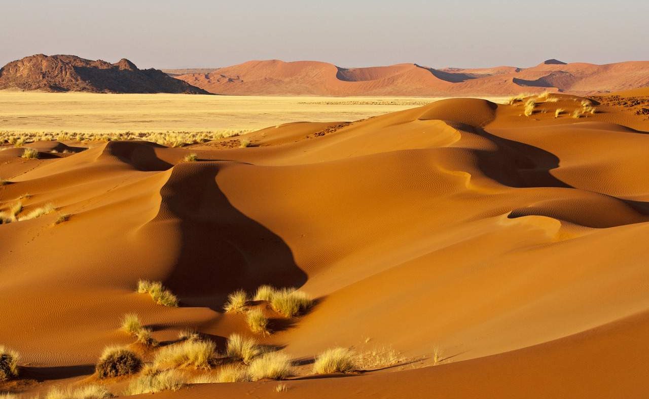 Die Dünen des Sossusvlei im Süden von Namibia