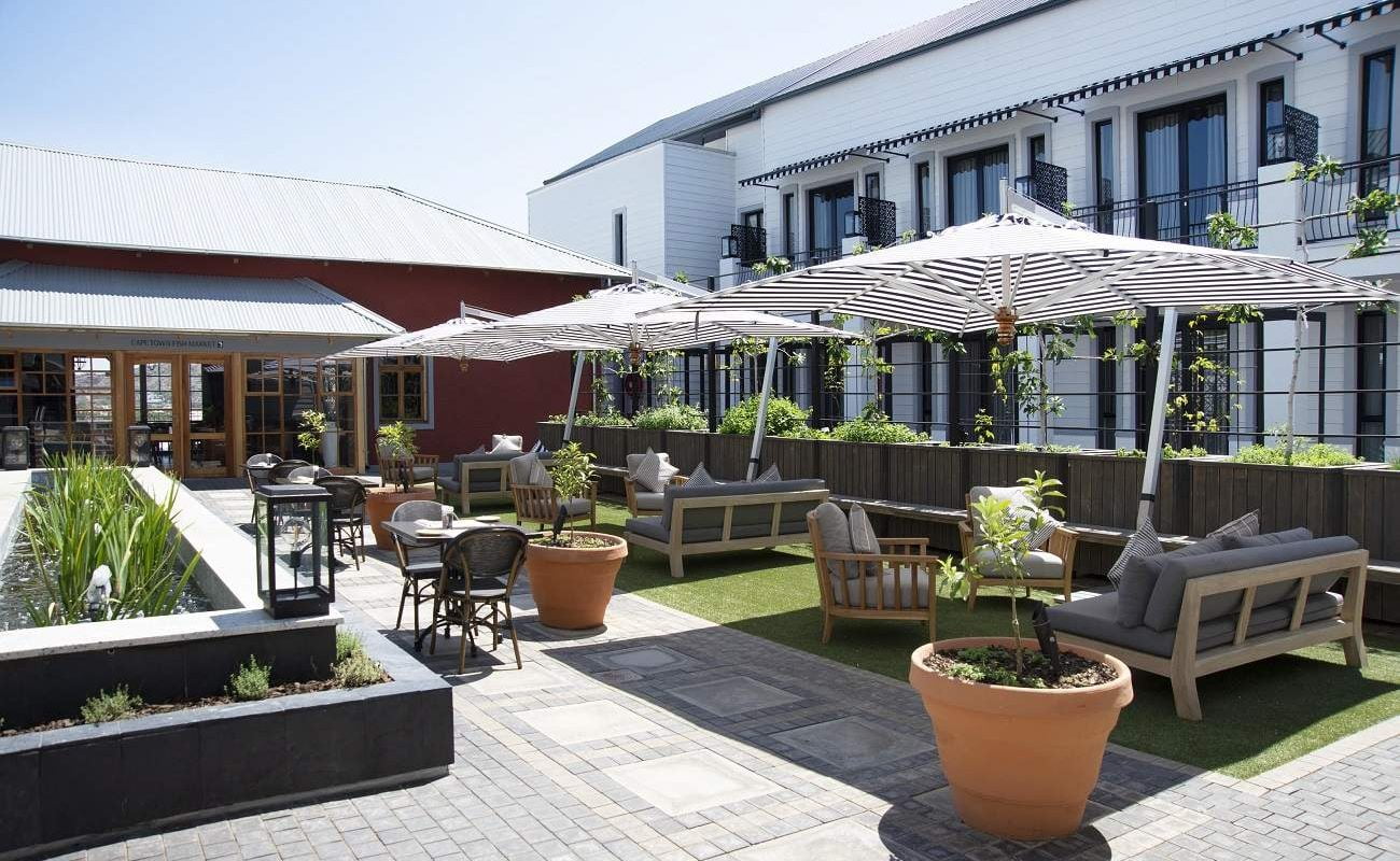Innenhof im Am Weinberg Boutique Hotel