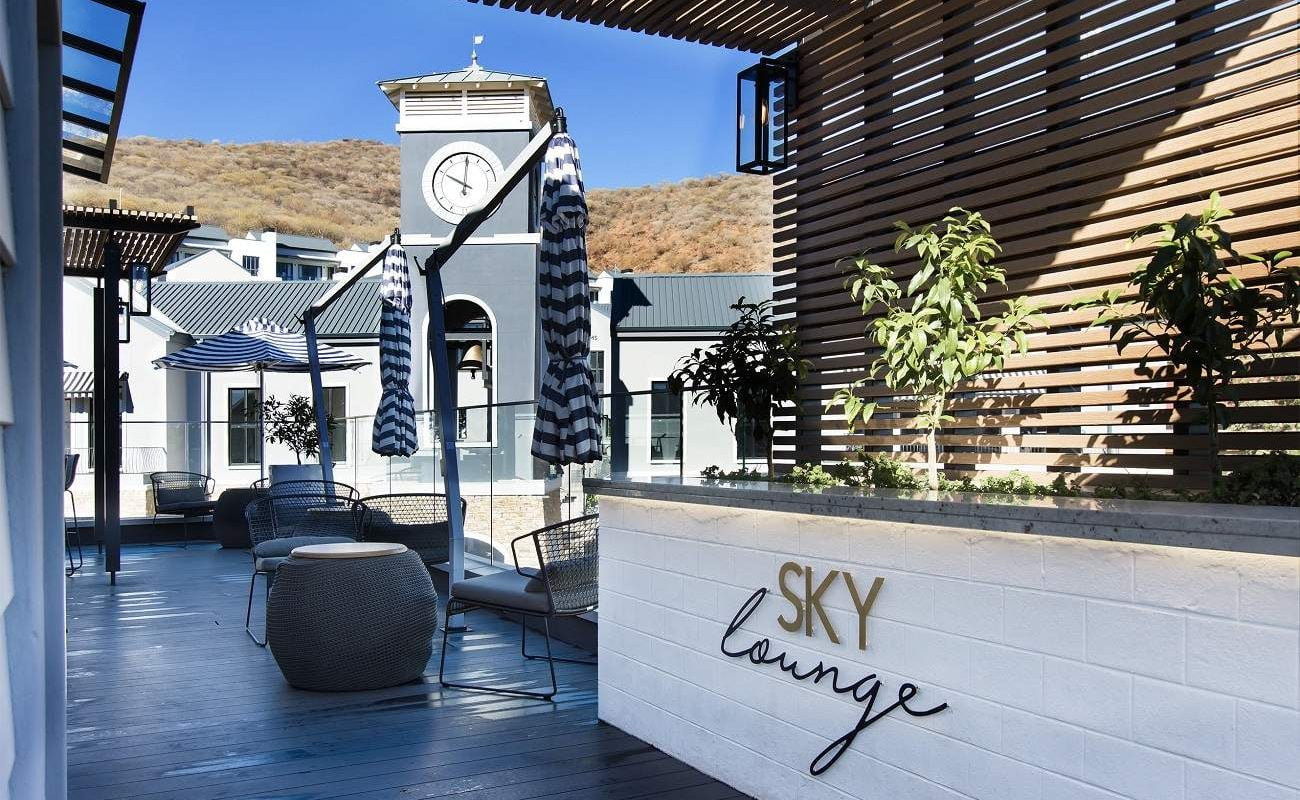 Skylounge im Boutiquehotel in Windhoek