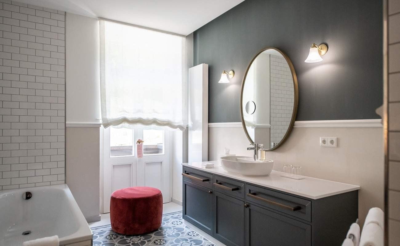 Badezimmer Junior Suite Alpenrose