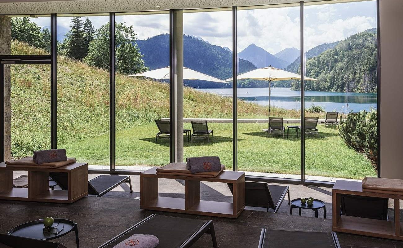 Aussicht auf den Alpsee im Ameron Hotel