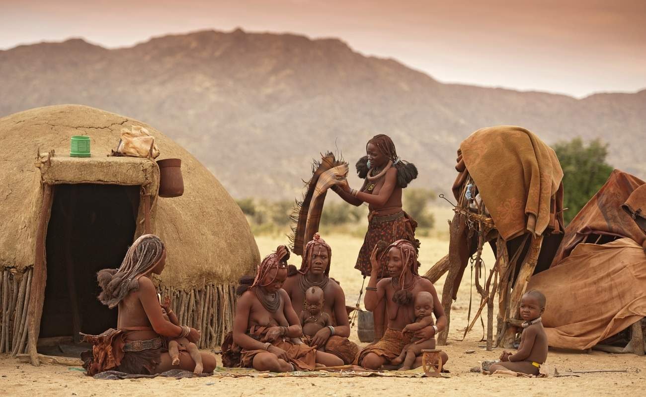 Besuch eines Himba Dorf