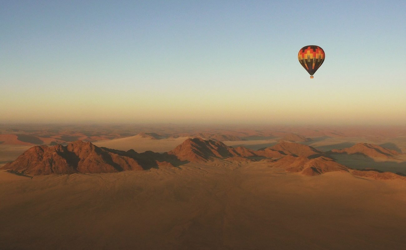 Ballonfahrt über die Namib