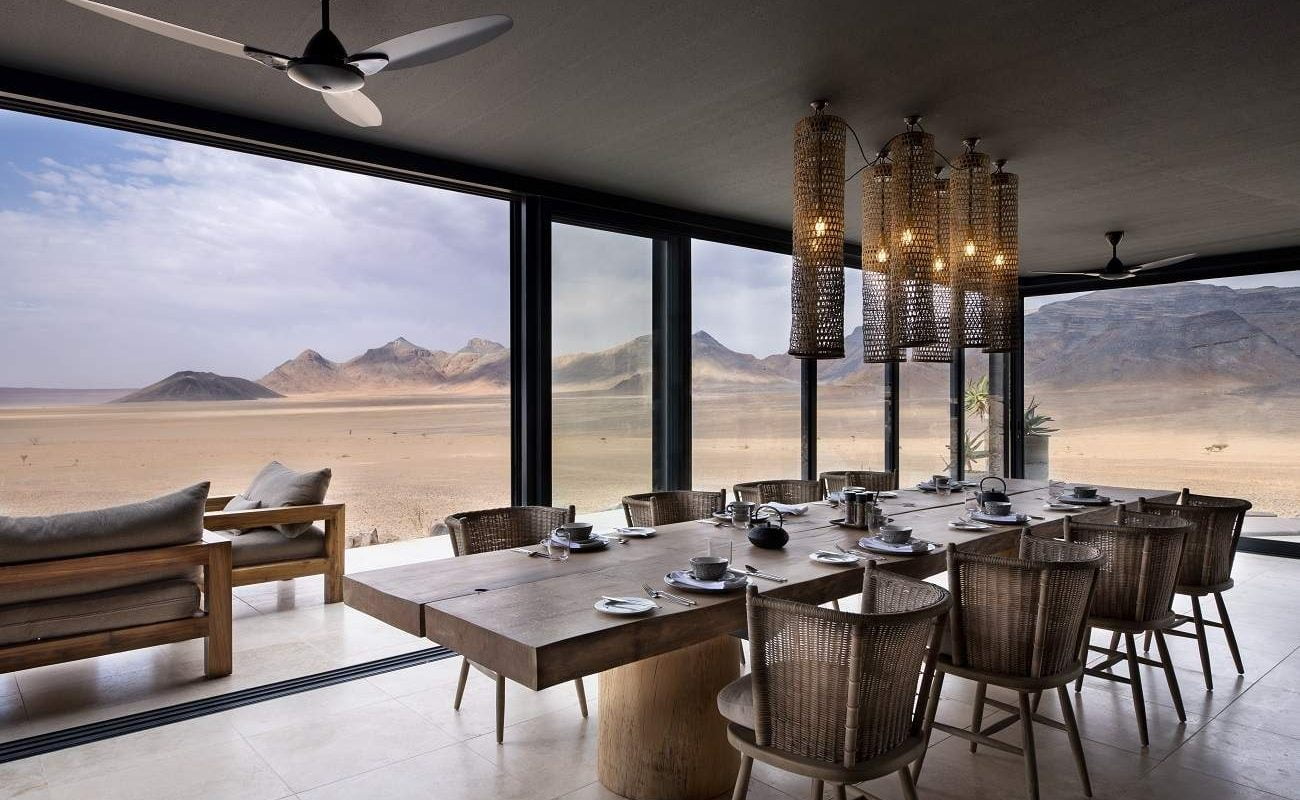 Dinner in der Sossusvlei Desert Lodge