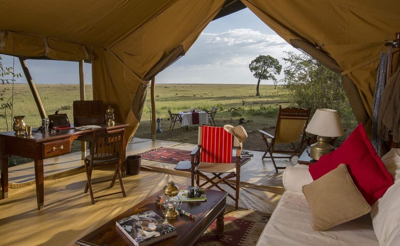 Zelt im Elephant Pepper Camp