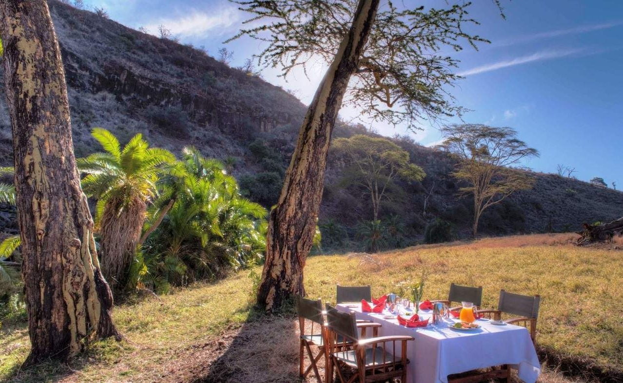 Bush Breakfast in Lewa