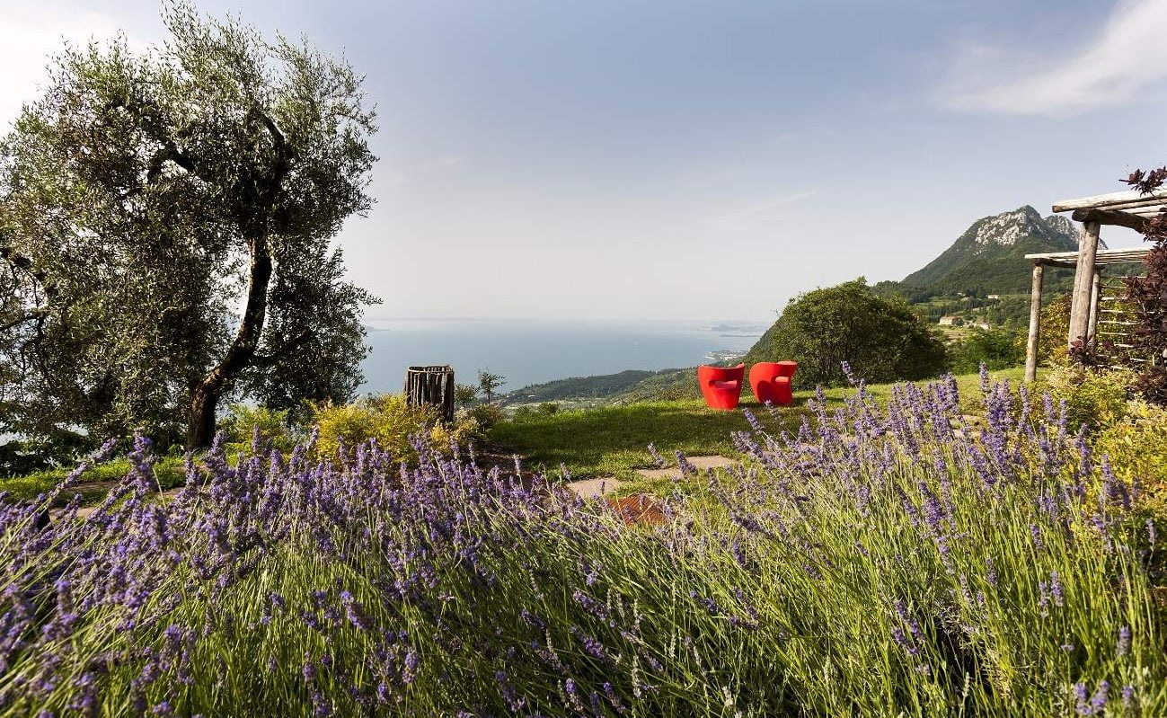 Garten des Lefay Resort am Gardasee