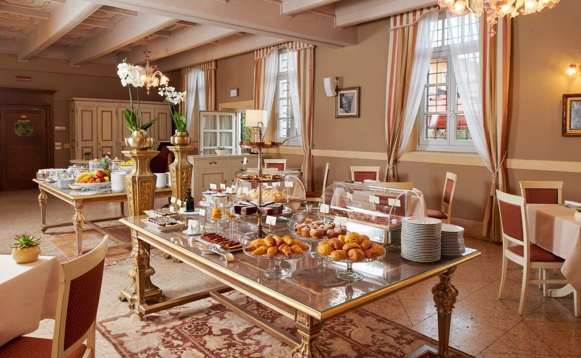 Frühstück in der Villa Cordevigo