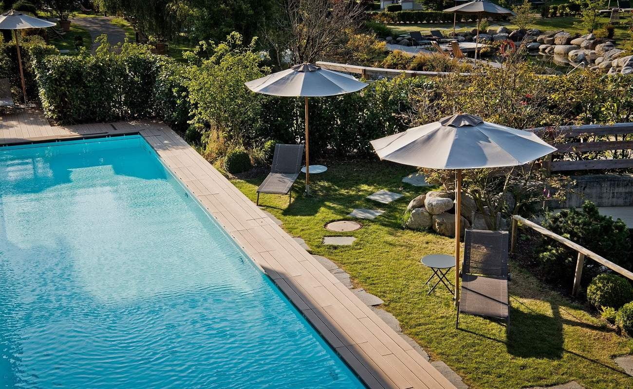 Pool im Luxushotel am Tegernsee