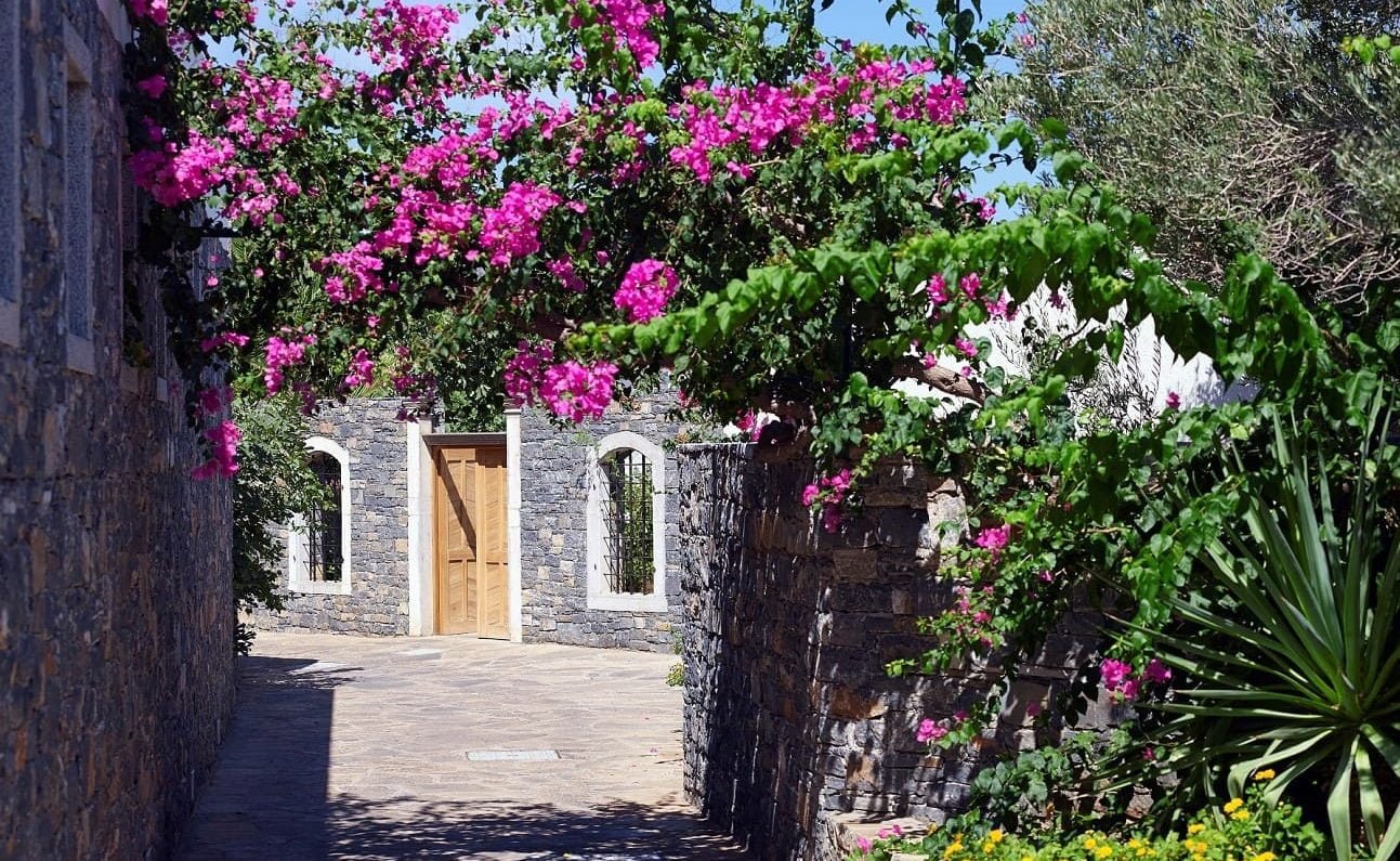 Mediterranes Ambiente im Elounda Peninsula