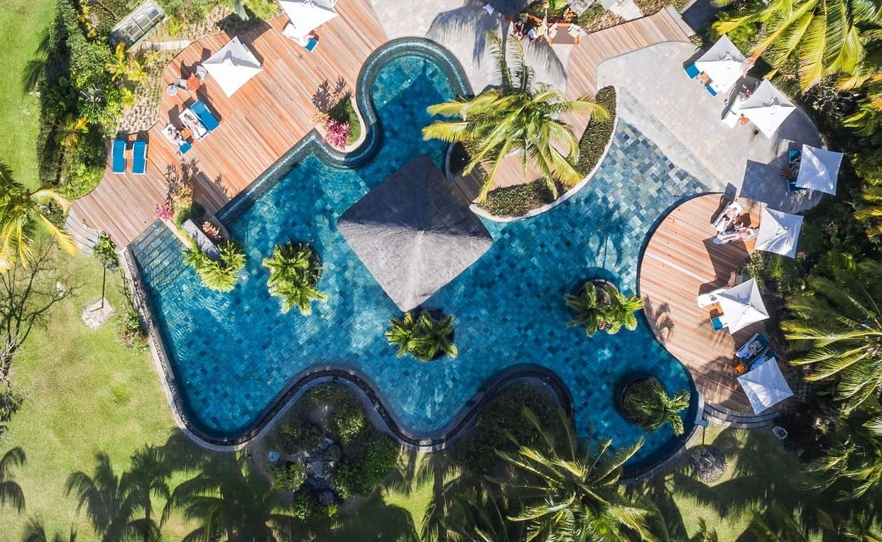 Oasis Pool des LUX Le Morne aus Mauritius