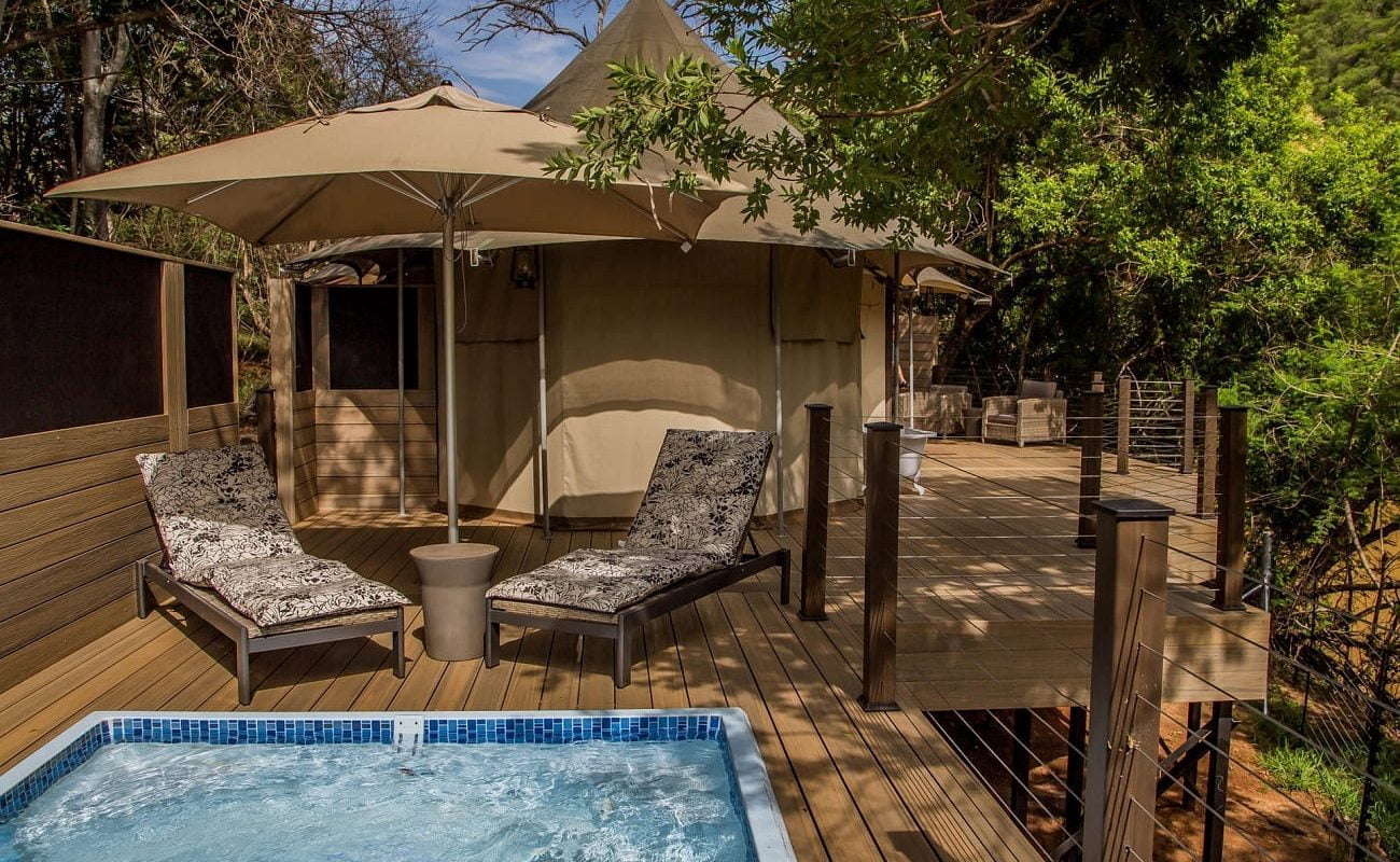 Pool des Deluxe Tents in Nkomazi