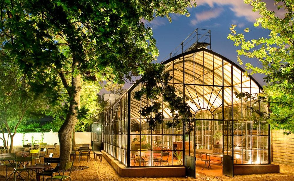 Restaurant Greenhouse in Babylonstoren