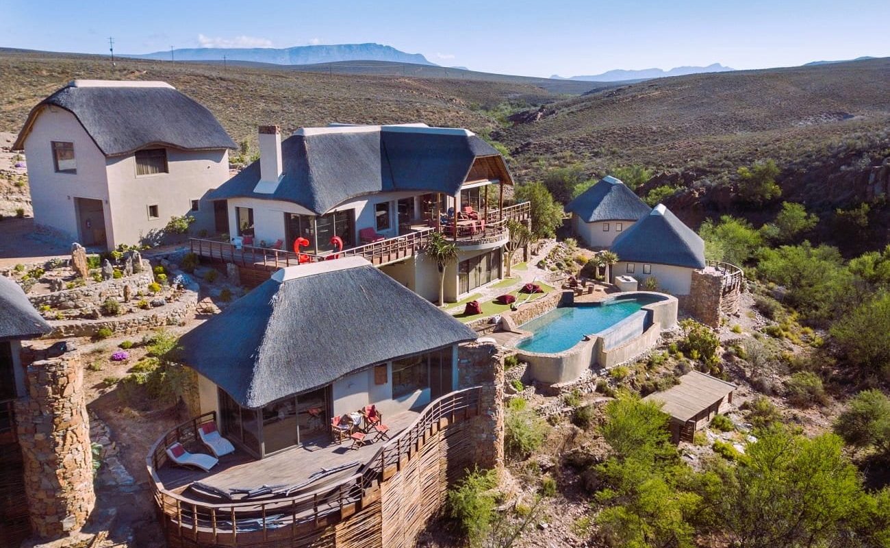 White Lion Lodge Gesamtansicht White Lion Lodge, Sanbona Wildlife Reserve