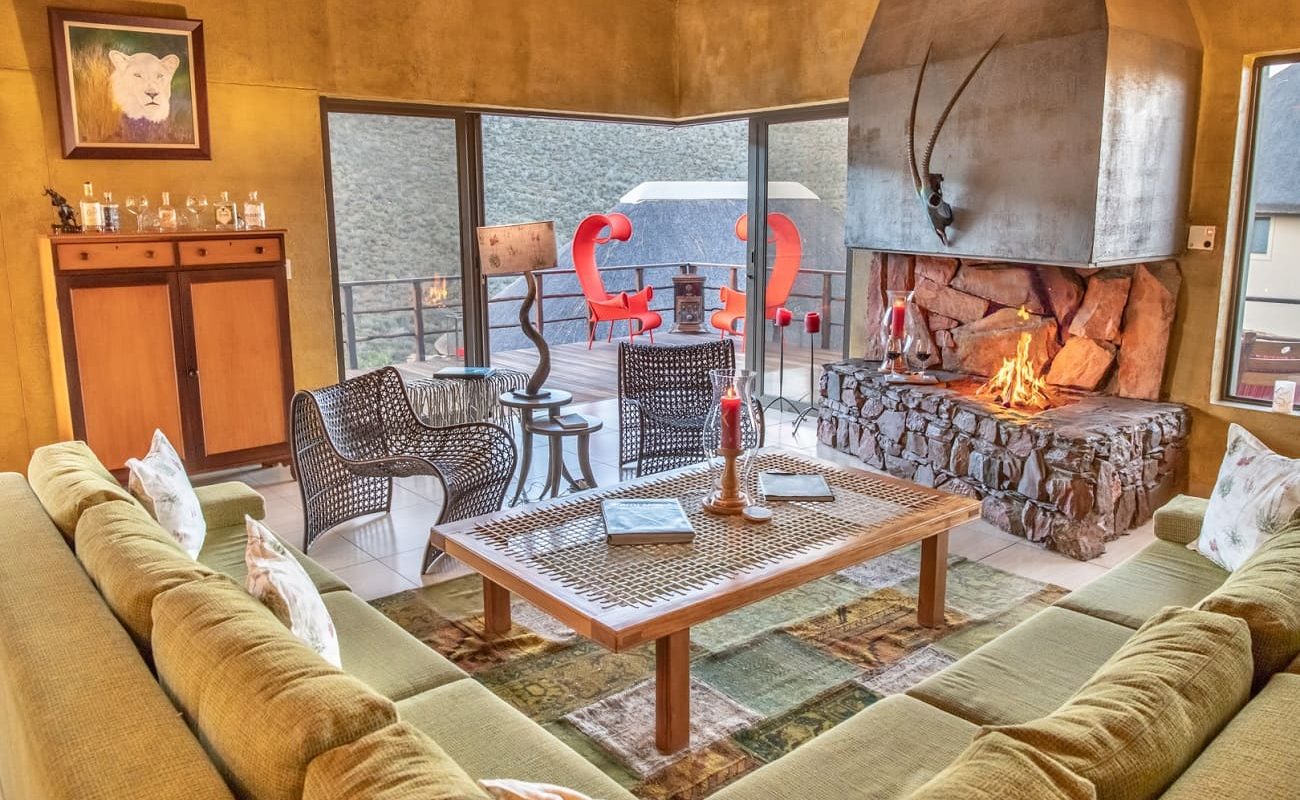 White-Lion-Lodge-Lounge Lounge in der White Lion Lodge