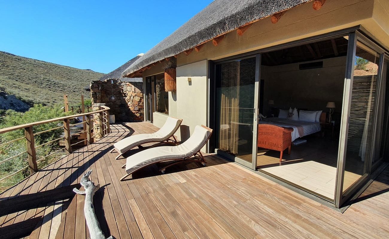 White Lion Lodge Suite Veranda Veranda einer Suite in der White Lion Lodge