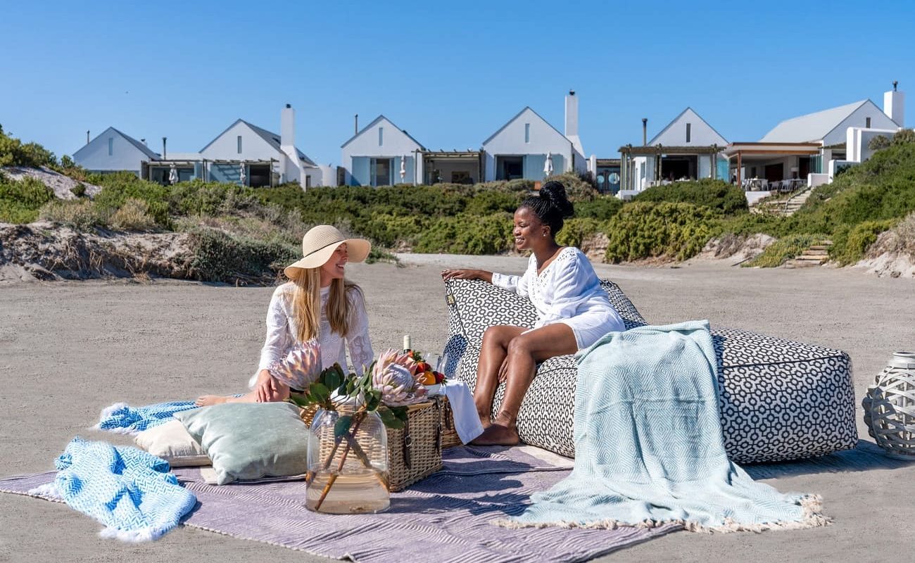 Picknick am Strand des Strandloper Ocean Boutique Hotels
