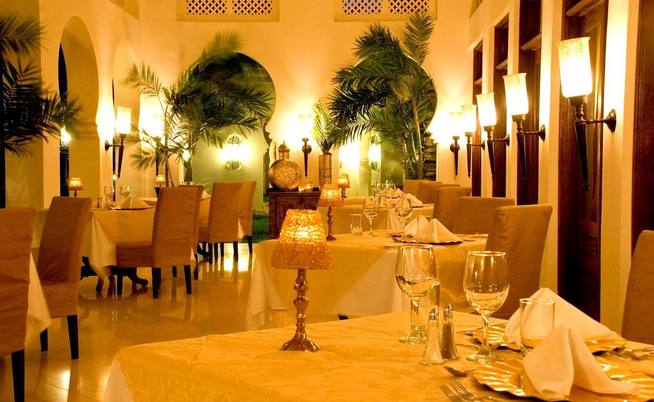 Abendessen in der Livingstone Terrace