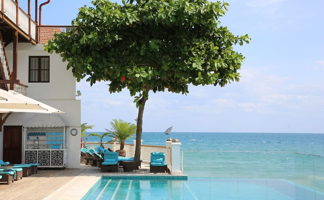 infinity Pool des Park Hyatt auf Sansibar