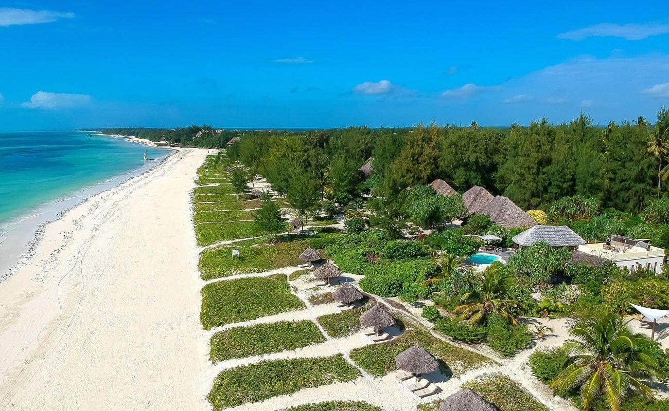Der traumhafte Strand des Zanzibar White Sand Luxury Villas & SPA