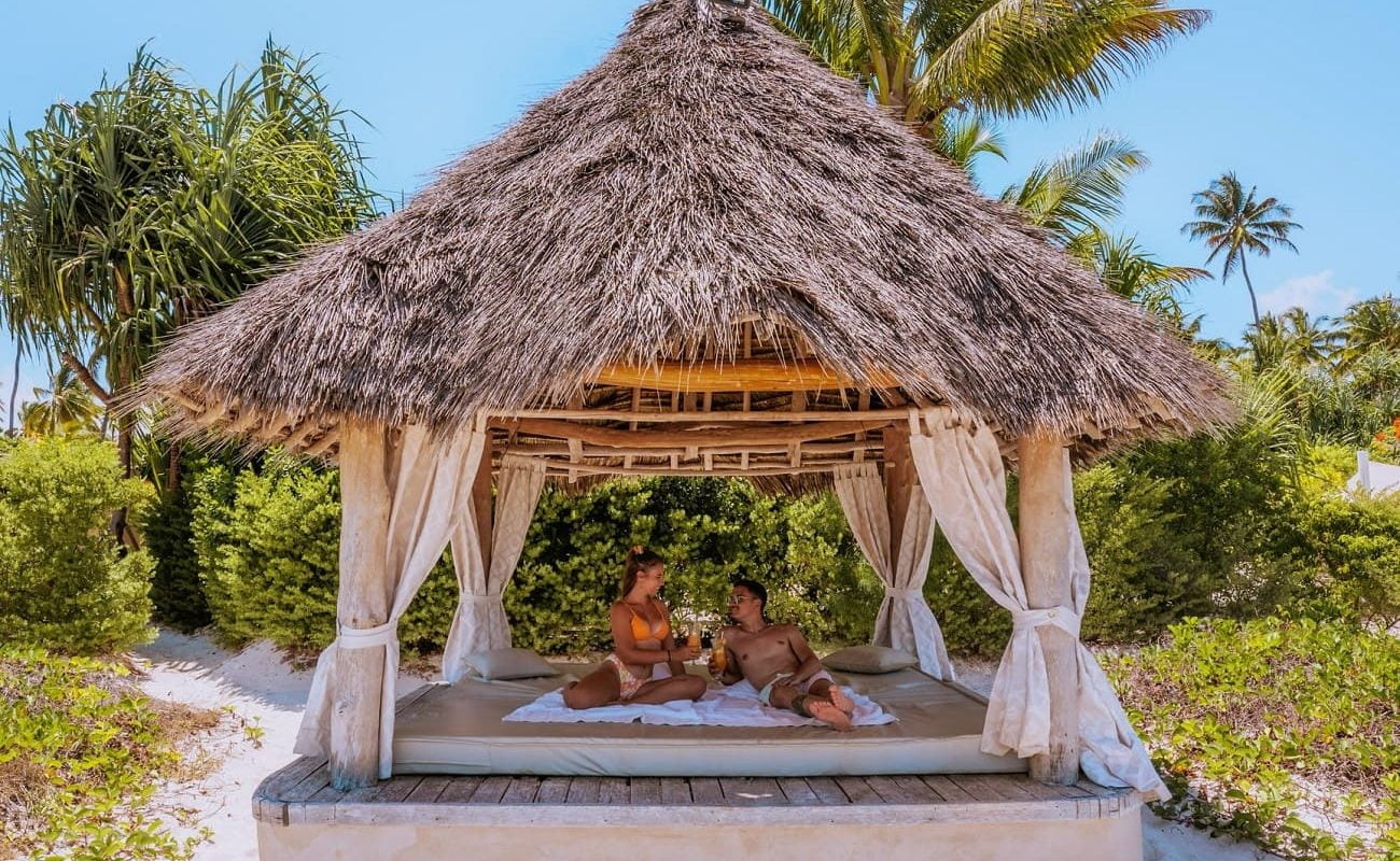 Beach Cabana im Luxushotel Relais & Chateau Hotel auf Sansibar