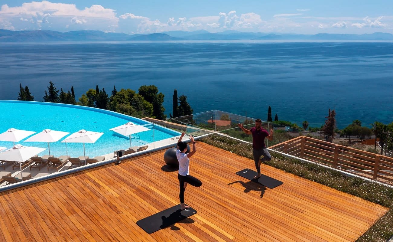 Yoga Deck des Angsana Corfu