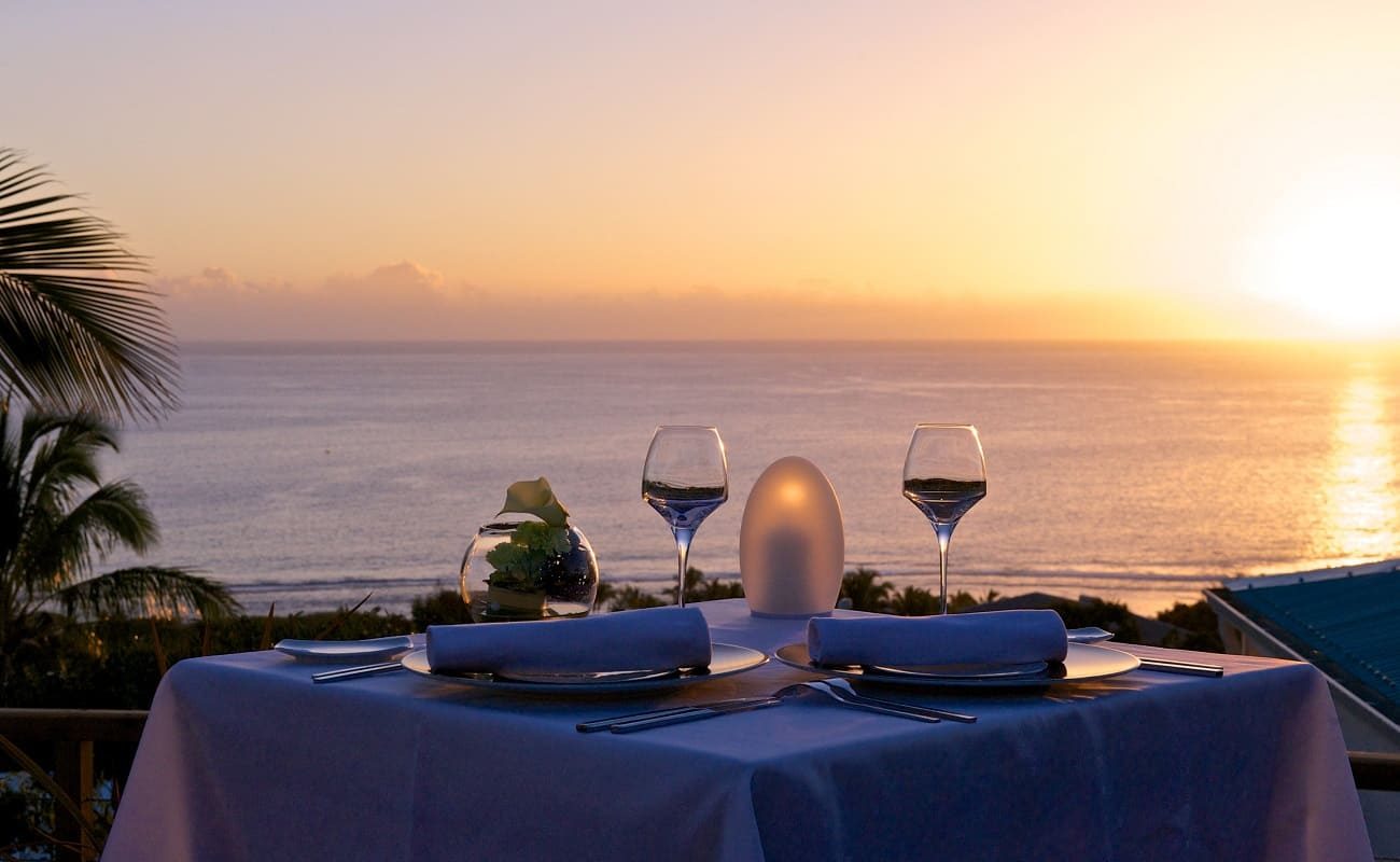 Dinner mit Meerblick, Blue Margouillat
