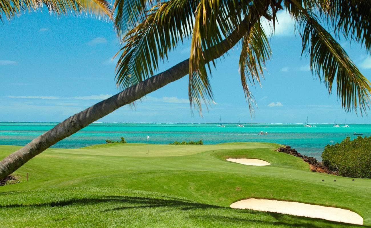 Loch No. 4 auf dem Anahita Golf Course