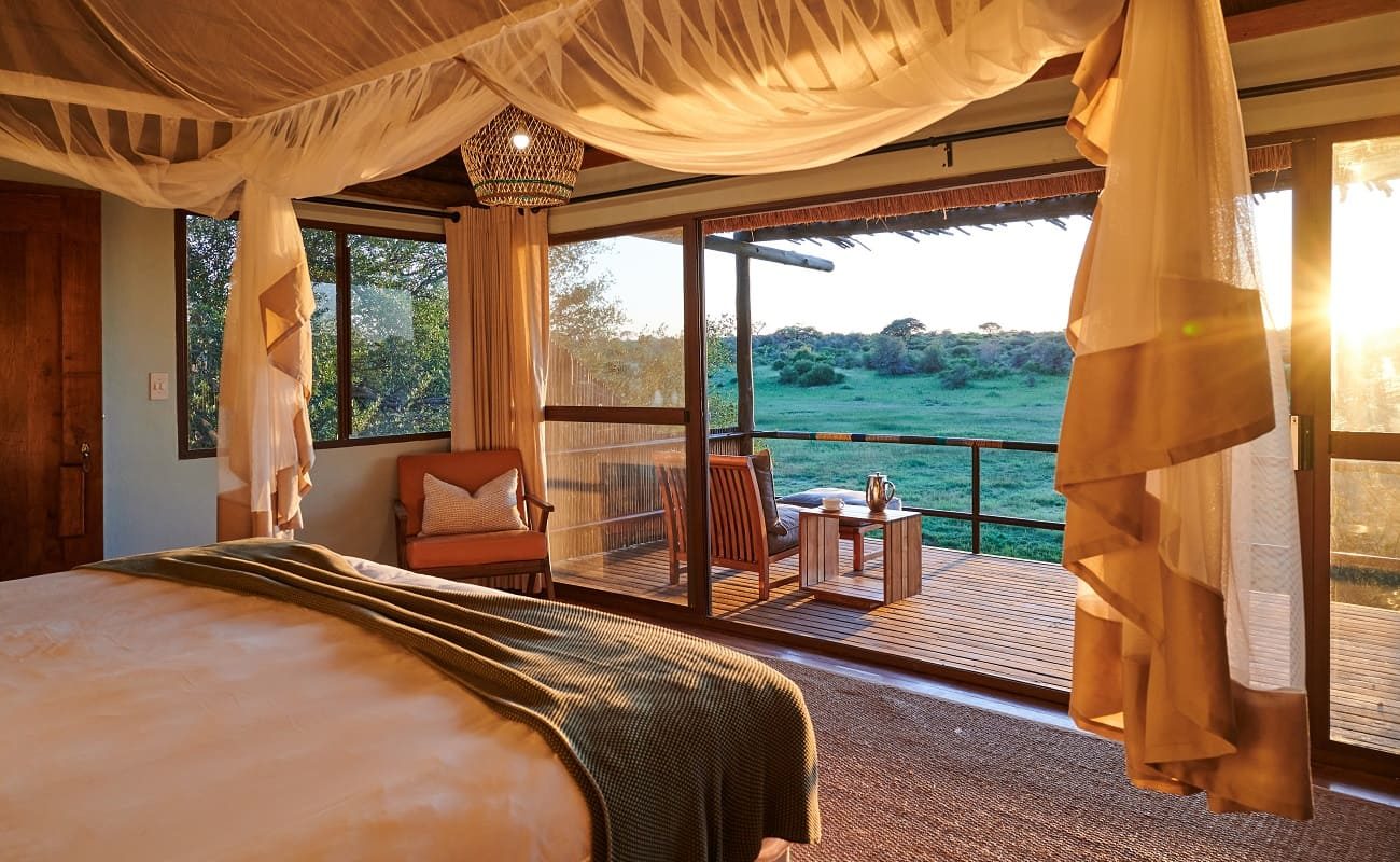 Schlafzimmer Leroo La Tau Botswana