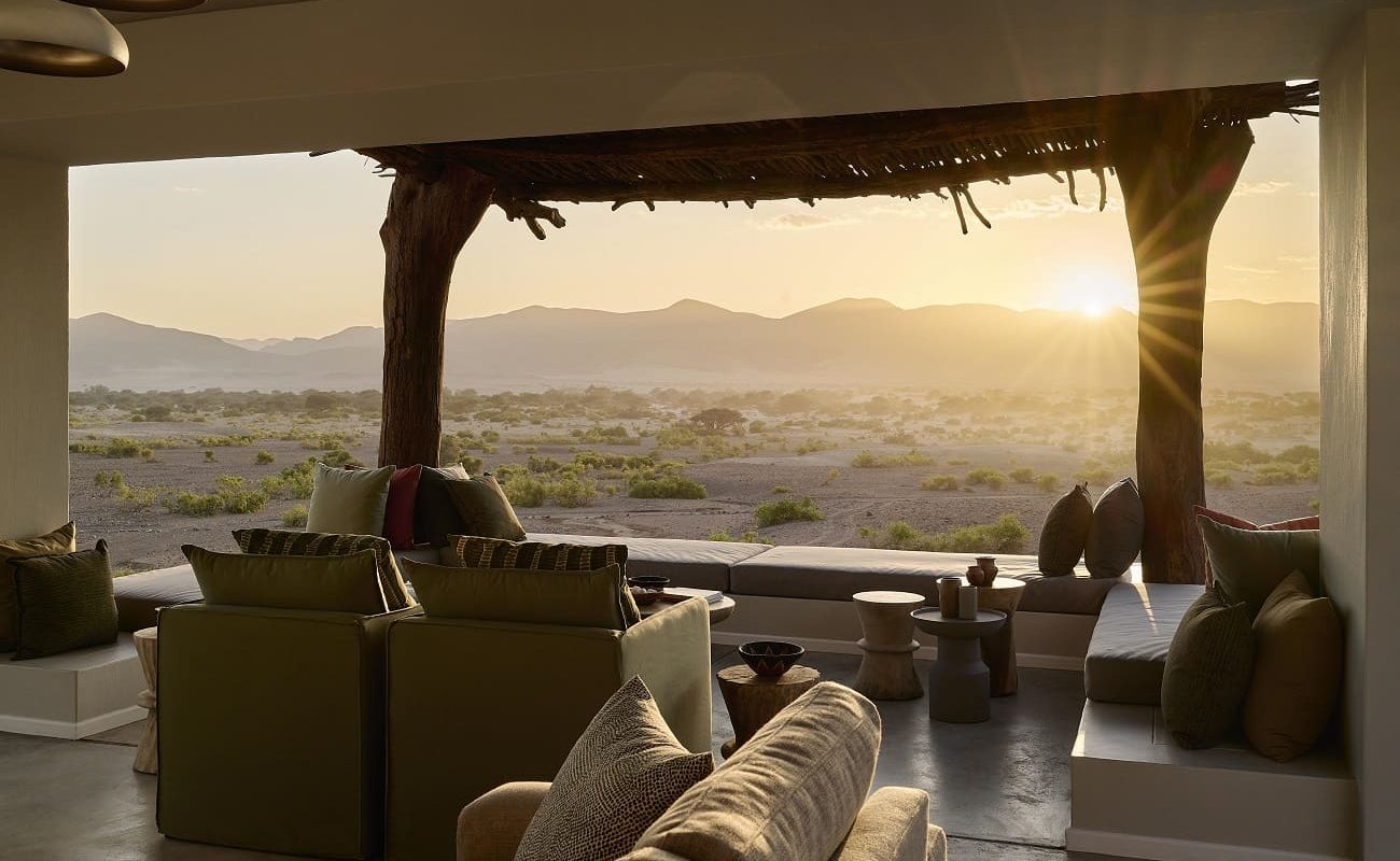 Sonnenuntergang in der Okahirongo Elephant Lodge