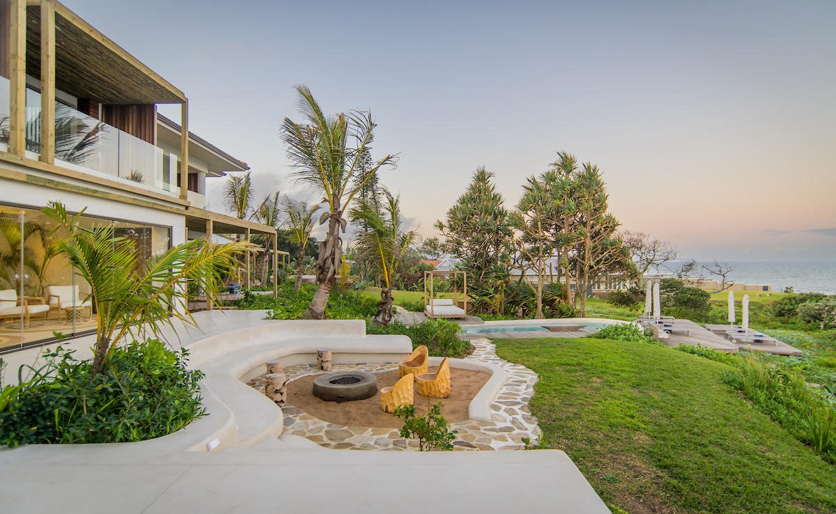 Sala Beach House Feuerstelle Boma des Sala Beach House