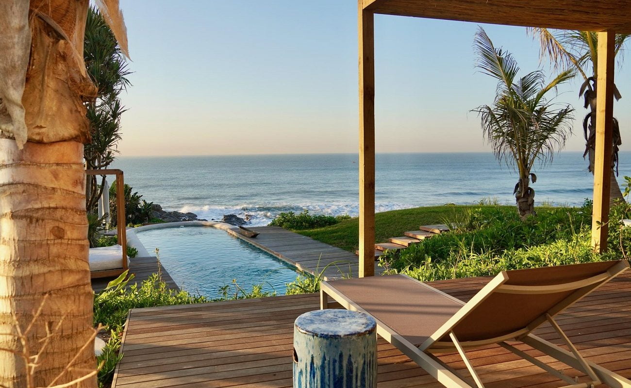 Sala Beach House Pool View Zimmer Terrasse Terrasse des Pool View Zimmers