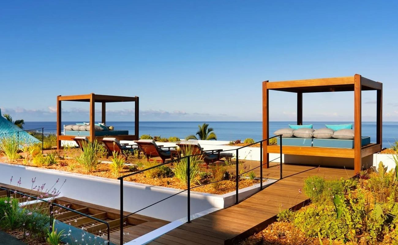 Sonnendeck des Blue Margouillat auf La Réunion