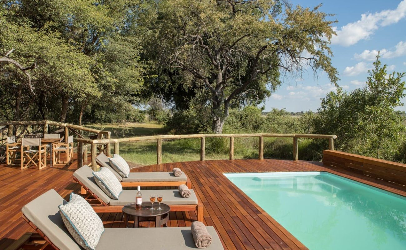 Camp Moremi Pool Liegen