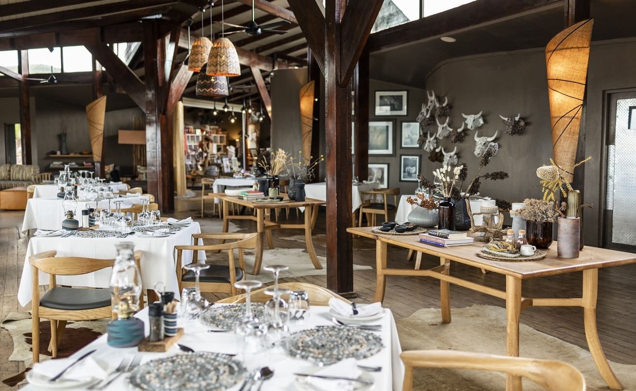 Rhino Ridge Safari Lodge Dining Area Restaurant der Rhino Ridge Safari Lodge
