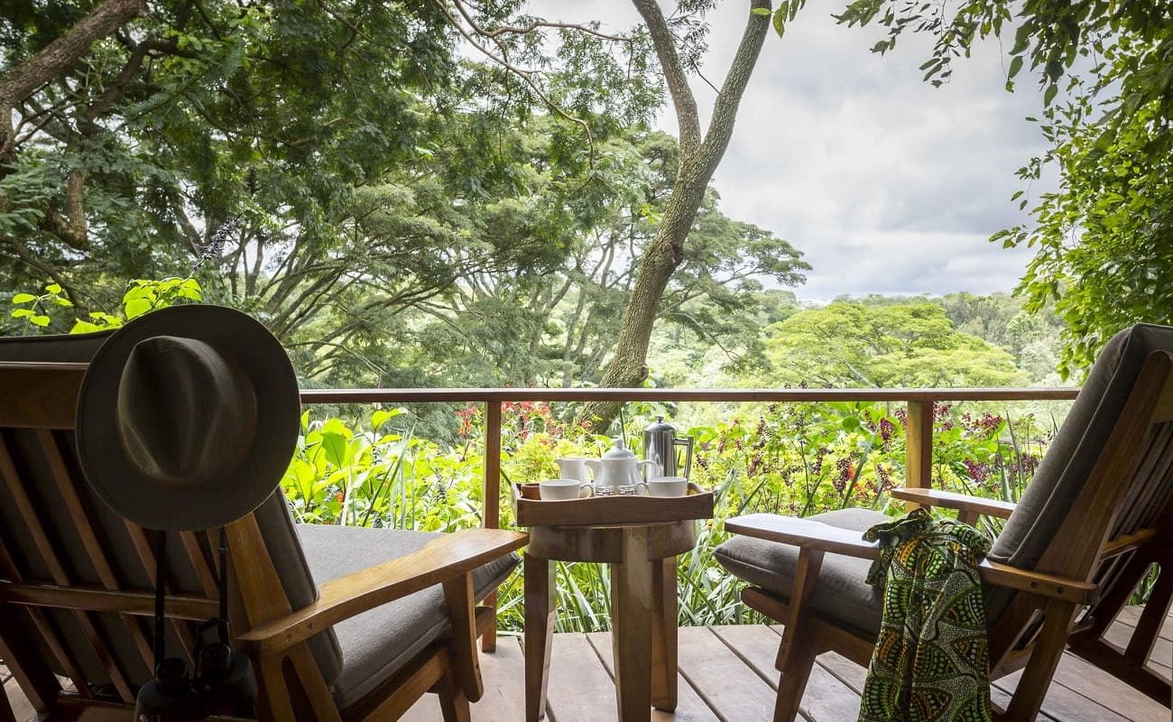 Terrasse Cottage Gibb's Farm