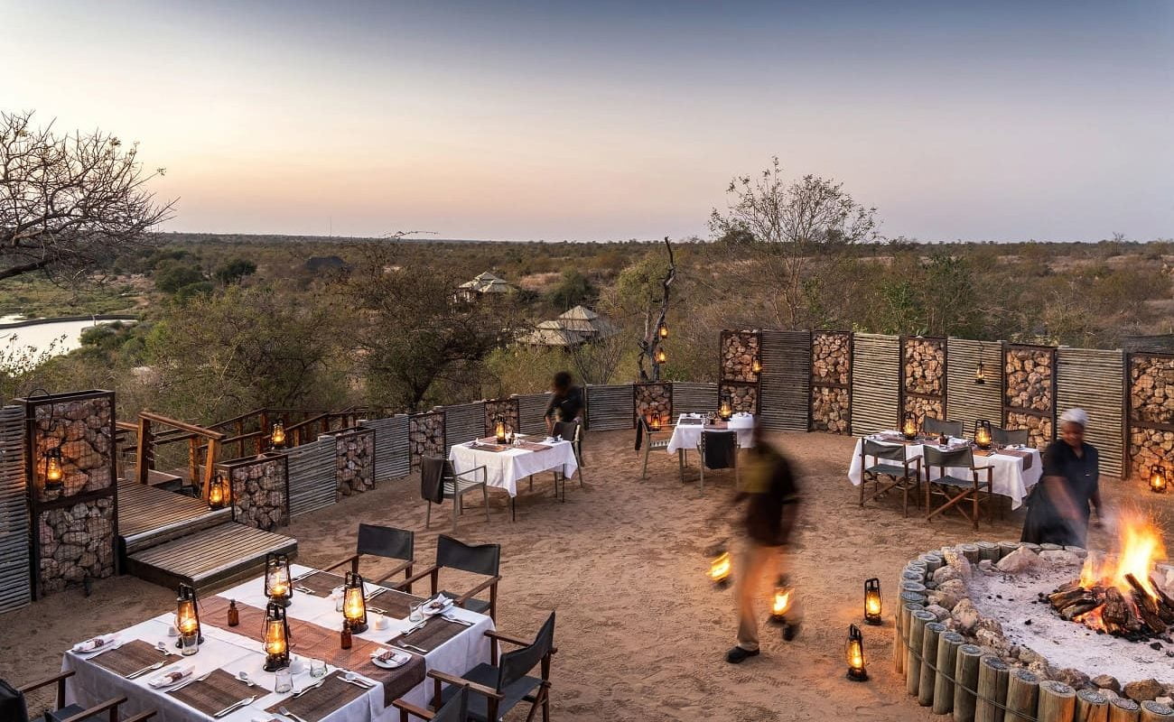 Simbavati Timbavati Hilltop Lodge Boma Dinner Boma Dinner Simbavati Hilltop
