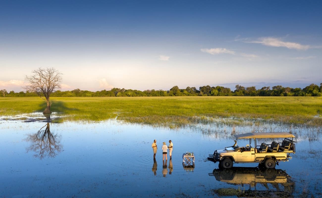 Atzaro Okavango Pirschfahrt Pirschfahrt im Okavango Delta