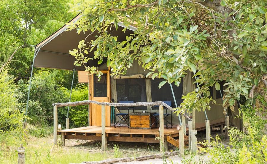 Zelt des Sango Camps Botswana